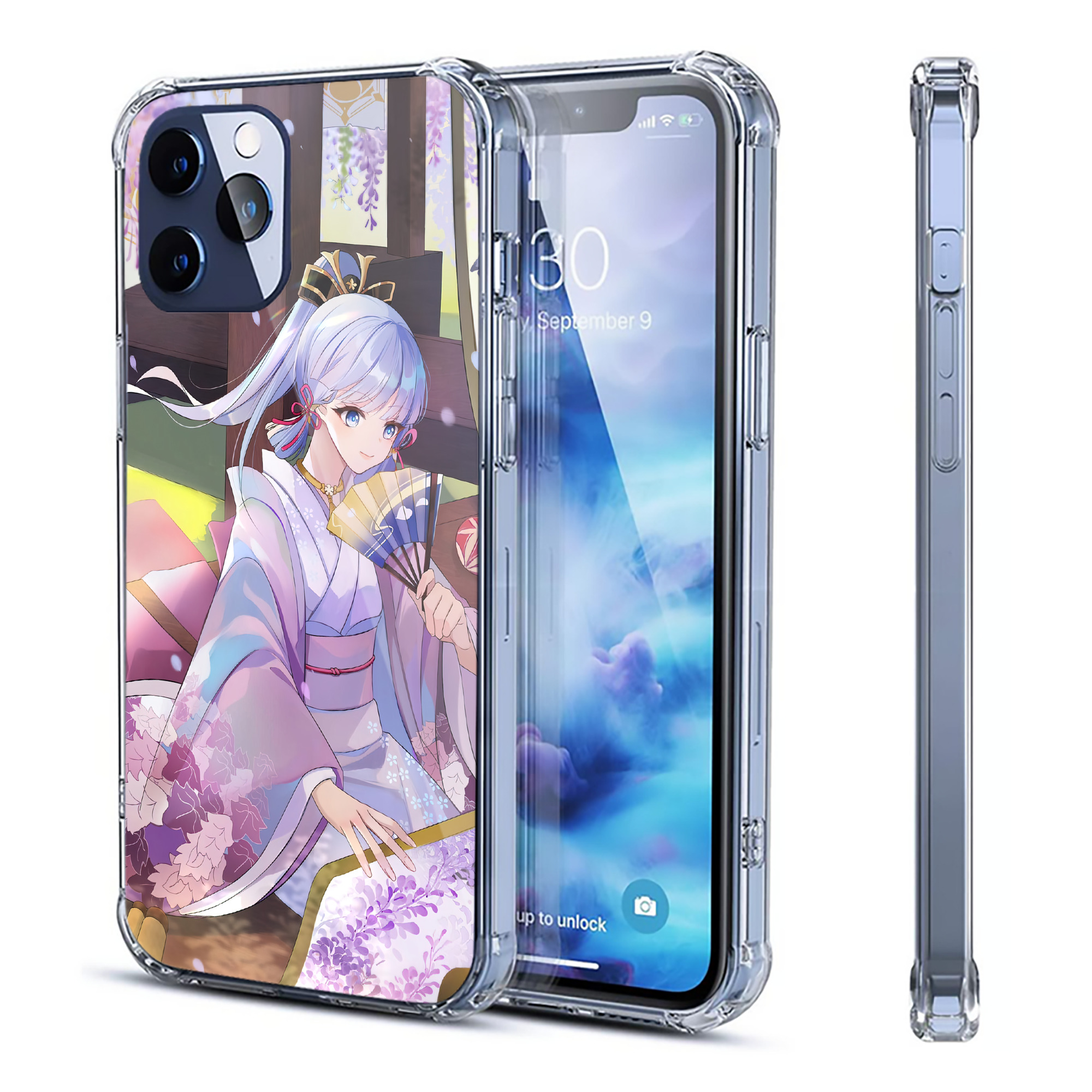 げんし神 genshin 【iPhone 12シリーズ対応】透明スマホケース（クリアソフトケース）